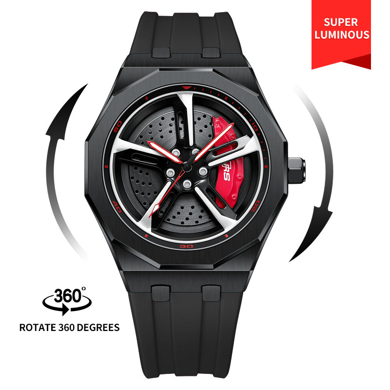 COUPE RS BLACK - SPINNING WATCH