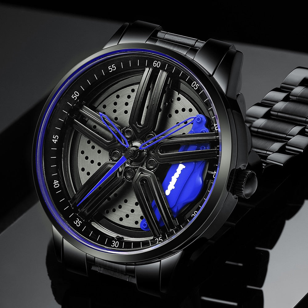 SPINNING WHEEL WATCH DRIVECLOX CORVETTE