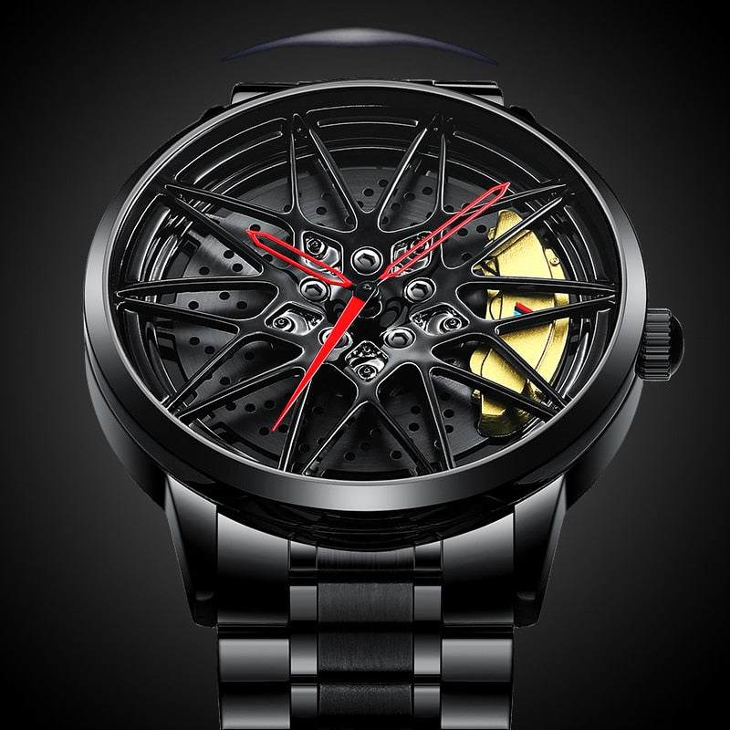 DRIVECLOX NON SPINNING CAR RIM WATCH M4