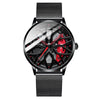 NON SPINNING CAR RIM WHEEL WATCH COUPE 63